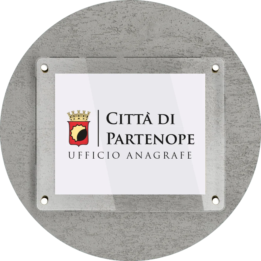 città di partenope targa